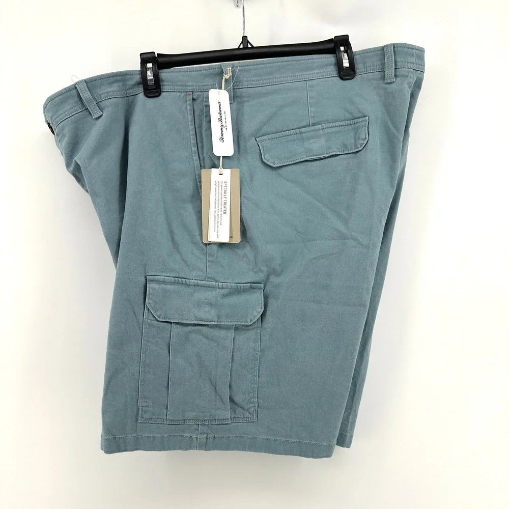 Tommy Bahama Cabo Coast Cargo Shorts Mens 44 Blue Alpine Regular Fit NWT $118